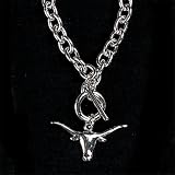 Texas Longhorns Chain Logo Bracelet NCAA College Athletics