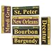 Mardi Gras Street Signs