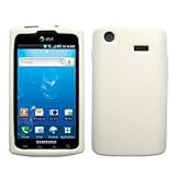 White Silicone Case / Skin / Cover for Samsung Captivate SGH-I897
