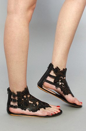80%20 The Millie Bird Gladiator in Black,Shoes for Women from 80%20