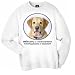 Labrador Retriever YELLOW Smile Adult Sweatshirt