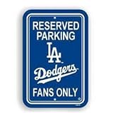 Los Angeles Dodgers Sports Team Parking Sign
