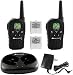 MIDLAND LXT340VP3 22-CHANNEL GMRS RADIOS WITH BATTERIES &amp; DROP-IN CHARGER (BLACK)