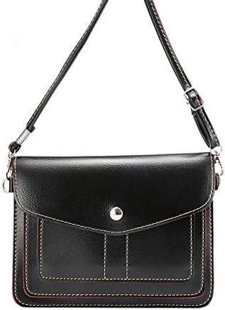 Katloo Universal Premium Soft Leather Cellphone Bag Purse Case with Crossbody Shoulder Strap Wallet Pouch Case for Samsung Galaxy Note 3 2 S6 Edge Plus iPhone 6S/6 Plus LG G3 G2 Moto X+2 in 1 Pen