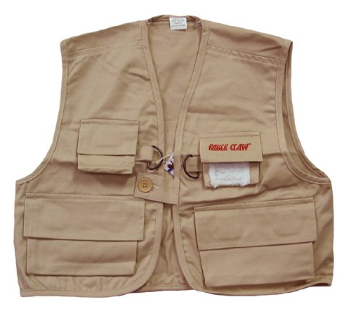 SportingGoods: Eagle Claw Youth Fishing Vest Size. Large