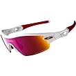 Oakley OO Radar Pitch Men's Polarized Sport Outdoor Sunglasses/Eyewear w/ Free B&F Heart Sticker Bundle
