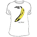 Velvet Underground BANANA Andy Warhol Big Print Adult White T-shirt, Large