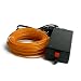 Fortune Products ELFW-2.5-22O Electroluminescent Flash Wire, 2.5mm Diameter x 22 yd Length, Orange