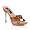 Tan Leather/Tan Faux Wood