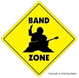 BAND ZONE - Sign - music rock members christian gift