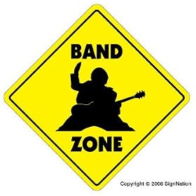 BAND ZONE - Sign - music rock members christian gift