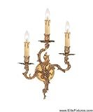 Crystorama Lighting 703-OB 3 Light Oxford Wall Sconce, Olde