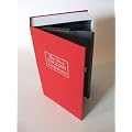Buchkassette Geldkassette Buchattrappe rot