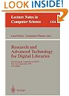 Research and Advanced Technology for Digital Libraries: First European Conference, ECDL '97 Pisa, Italy, September 1-3, 1997 Proceedings (Lecture Notes in Computer Science)