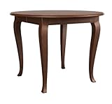 Color Cuisine Round Oval Table w/ 36 Cabriole Legs Cherry Finish - Broyhill ....