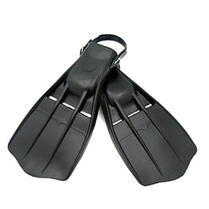 IST Deep sea scuba diving military fins - rubber rocket, XXL