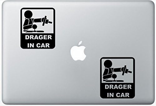 Drager In Car Jdm WillGraphics78601707 Set Of Two (2x) , Decal , Sticker , Laptop , Ipad , Car , Truck