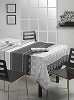 Naf Naf Linge de Maison Mantel Marble (Negro)