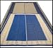 9x18 Country Hearth Blueberry & Cream RV Awning Mat