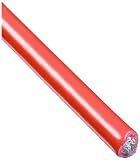 Galvanized Steel Wire Rope, Vinyl Coated, 7x7 Strand Core, Fluorescent Red, 3/32