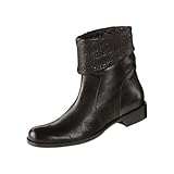 Design Stiefelette von Manas Leder in schwarz Gr. 36