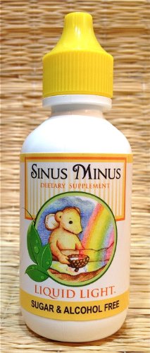 Sinus Minus 2 Oz Bottle - Dry up Sinuses, Sinusitis, Nasal Inflamation Clearing, Allergy, Cold, Flu Support.