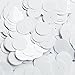 Sequin White Opaque Round 20mm Center Hole Couture Loose Paillettes