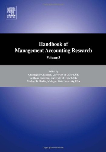 Handbook of Management Accounting Research, Vol. 3