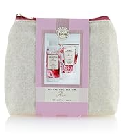 Floral Collection Rose Cosmetic Purse Gift Set