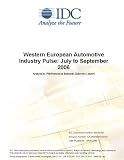 Western European Automotive Industry Pulse: July to September 2006