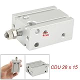 20mm Bore 15mm Stroke Double Acting Pneumatic Cylinder
