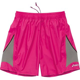 アシックス Wsランニングトランクス パンツ XXL800 アカ レディース