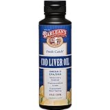 Barlean's Organic Oils Fresh Catch Cod Liver Oil, 8-Ounce Bottle