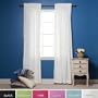 Micro Velvet Window Curtain 116"x84" Pair - Ivory