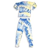 B.T. Kids   Infant Baby Girls Short Sleeved Cotton Pajama Set  Yellow