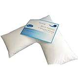 White Duck Feather & Down V Shaped Pillow