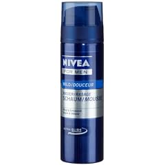 Nivea For Men Rasierschaum Mild, 3er Pack (3 x 200 ml)