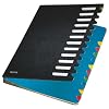 Leitz 59120095 Deskorganizer Color 1-12, 12 F�cher, Karton, schwarz