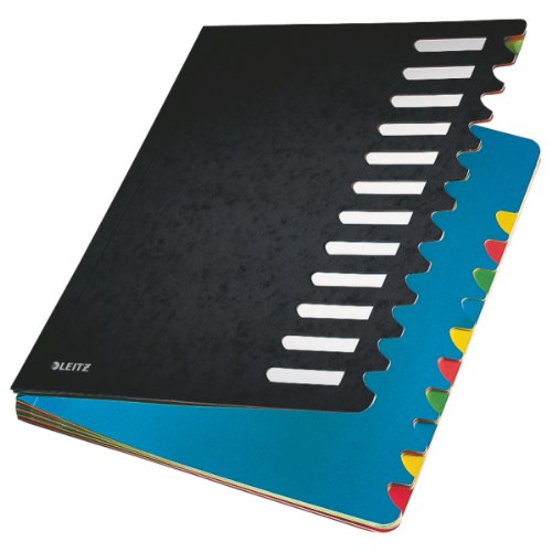 Cover image : ライツ デスクオーガナイザーファイル A4 12パート ブラック 5912-00-95