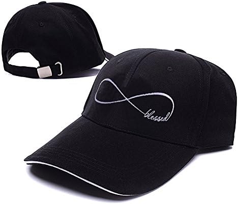 YUDUODUO Blessed Infinity Logo Adjustable Baseball Caps Unisex Snapback Embroidery Hats