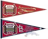 2 St Louis Cardinals 2006 Inaugural Season Busch Stadium Pennants