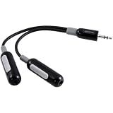 Griffin SmartShare Headphone Splitter with Individual Volume Control Black