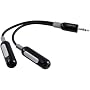 Griffin SmartShare Headphone Splitter with Individual Volume Control Black