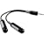 Griffin SmartShare Headphone Splitter with Individual Volume Control Black