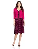 Julian Taylor Womens Petite Print Dress With Solid Jacket