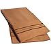 1500 Supreme Collection 2 Pack Bed Pillow Cases - Luxury Embroidered Premium Softness and Wrinkle Resistant Breathable Additional Pillowcases For Bed Sheets - 12 Colors - Standard, Mocha