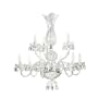 Waterford Crystal Blue Bell Chandelier 9 Arm