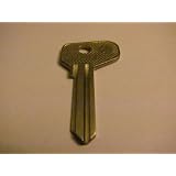 Fiat Ferrari Yugo (Door Trunk) - ESP Nickel Plated Single Sided Key Blank - (FT37... by ESP Lock