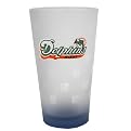 Miami Dolphins Frosted Pint Glasses Set of 2