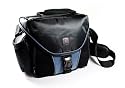 Tuff-Luv Shoulder Bag with Rain-coat / Dust-coat hood & integrated lens cleaner for camcorder in size: S / colour: Black/Azure / compatible with (Panasonic HDC-SX5EB-S HDC-HS9 HDC-SD9 SDR-S150 SDR-S7 SDR-SW20 SDR-S10 SDR-S9 SDR-h380 SDR-H40 SDR-H60 HDC-SD100 HDC-HS100 VDR-D50 NV-GS500EB-S NV-GS230EB-S NV-GS90 HDC HS series HDC TM series SDR - SW series SDR - S series SDR H series HDC-SD200 HDC-SD20 HDC-SD10 HDC-HS700 HDC-TM700 HDC-SD700 HSC-SD600 SDR-H85 SDR-T50 HDC-HS60)